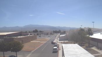 Weather camera view of Pahrump Valley HS.