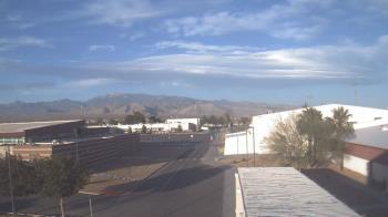 Weather camera view of Pahrump Valley HS.