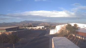 Weather camera view of Pahrump Valley HS.