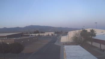 Weather camera view of Pahrump Valley HS.