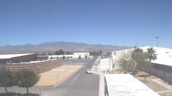Weather camera view of Pahrump Valley HS.