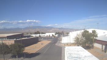 Weather camera view of Pahrump Valley HS.