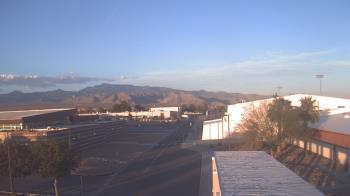 Weather camera view of Pahrump Valley HS.