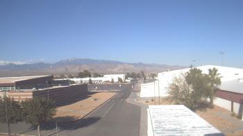 Weather camera view of Pahrump Valley HS.