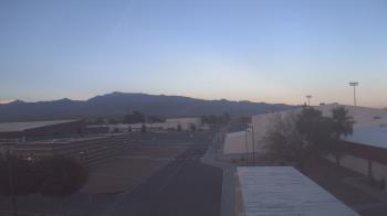 Weather camera view of Pahrump Valley HS.