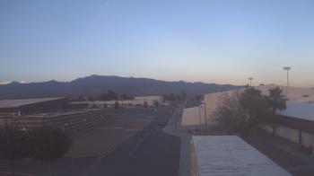 Weather camera view of Pahrump Valley HS.