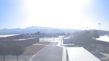 Weather camera view of Pahrump Valley HS.