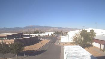 Weather camera view of Pahrump Valley HS.