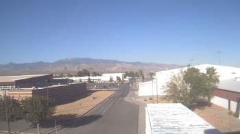 Weather camera view of Pahrump Valley HS.