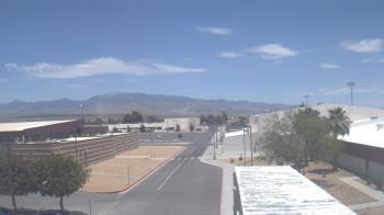 Weather camera view of Pahrump Valley HS.