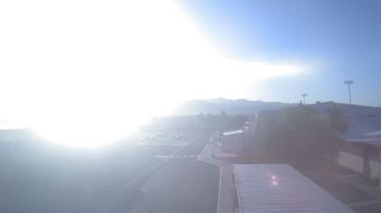 Weather camera view of Pahrump Valley HS.