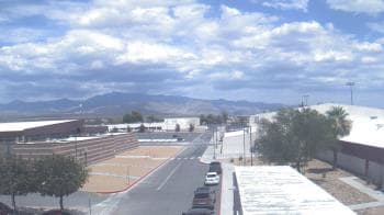 Weather camera view of Pahrump Valley HS.