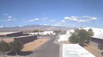 Weather camera view of Pahrump Valley HS.