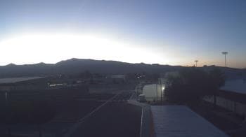 Weather camera view of Pahrump Valley HS.