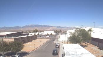 Weather camera view of Pahrump Valley HS.