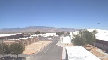Weather camera view of Pahrump Valley HS.