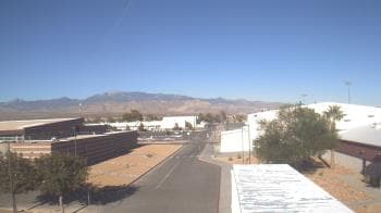 Weather camera view of Pahrump Valley HS.