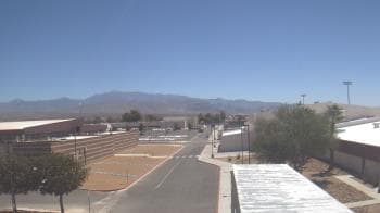 Weather camera view of Pahrump Valley HS.