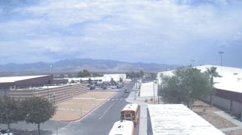 Weather camera view of Pahrump Valley HS.