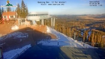 Weather camera view of Sunrise Park Resort 10650 ft elev.