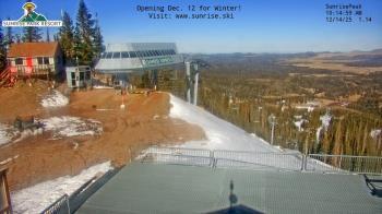 Weather camera view of Sunrise Park Resort 10650 ft elev.