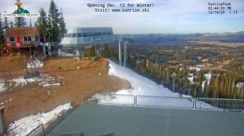Weather camera view of Sunrise Park Resort 10650 ft elev.