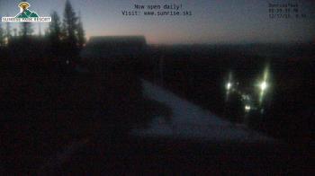 Weather camera view of Sunrise Park Resort 10650 ft elev.