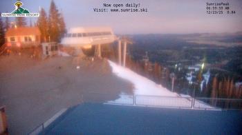 Weather camera view of Sunrise Park Resort 10650 ft elev.