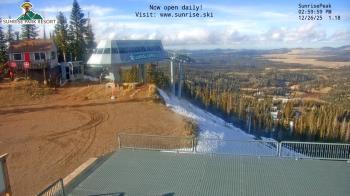 Weather camera view of Sunrise Park Resort 10650 ft elev.