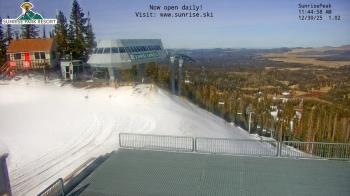 Weather camera view of Sunrise Park Resort 10650 ft elev.