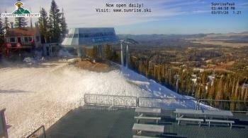 Weather camera view of Sunrise Park Resort 10650 ft elev.