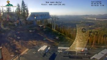 Weather camera view of Sunrise Park Resort 10650 ft elev.