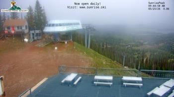 Weather camera view of Sunrise Park Resort 10650 ft elev.
