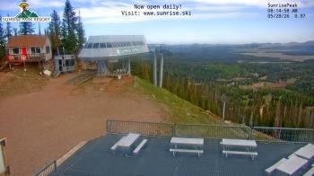 Weather camera view of Sunrise Park Resort 10650 ft elev.