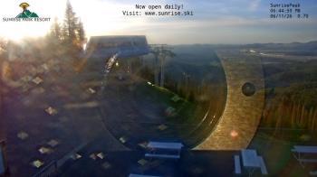 Weather camera view of Sunrise Park Resort 10650 ft elev.
