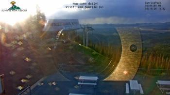 Weather camera view of Sunrise Park Resort 10650 ft elev.