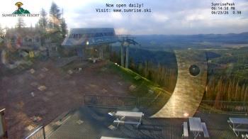 Weather camera view of Sunrise Park Resort 10650 ft elev.