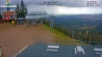 Weather camera view of Sunrise Park Resort 10650 ft elev.
