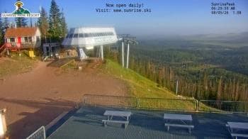Weather camera view of Sunrise Park Resort 10650 ft elev.