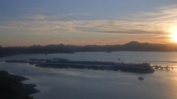 Weather camera view of Pleasant Harbor.