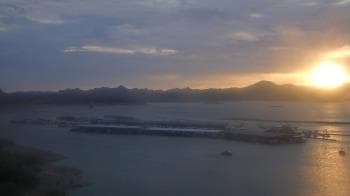 Weather camera view of Pleasant Harbor.
