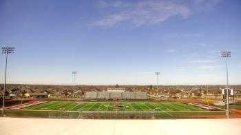 Weather camera view of Pea Ridge HS.