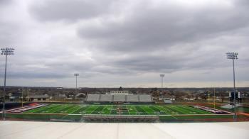 Weather camera view of Pea Ridge HS.