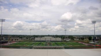 Weather camera view of Pea Ridge HS.