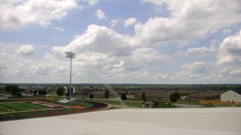 Weather camera view of Pea Ridge HS.