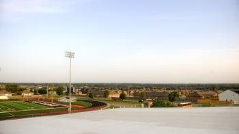 Weather camera view of Pea Ridge HS.
