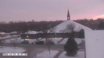 Weather camera view of St. Michael Catholic School.