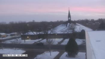 Weather camera view of St. Michael Catholic School.