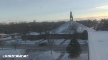 Weather camera view of St. Michael Catholic School.