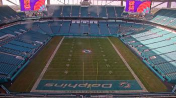 Weather camera view of Hard Rock Stadium (east lot).